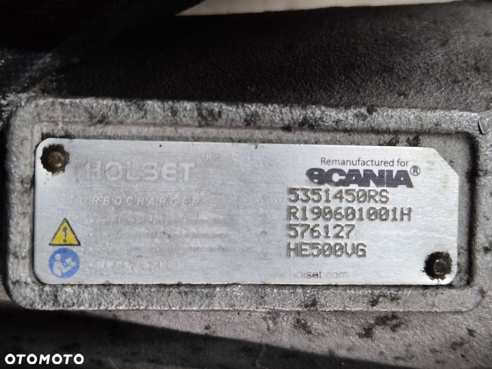 5351450RS HE500VG Turbosprezarka TURBINA HOLSET SCANIA - 2