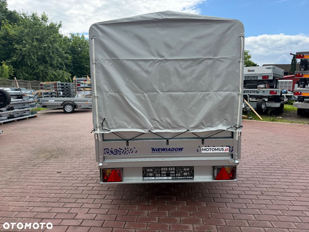 Niewiadów Przyczepa Niewiadów N426U 260x138x35cm z plandeką 1 oś 750kg burty boczne 2mm  MOTOMUS dostawa pod dom - 8