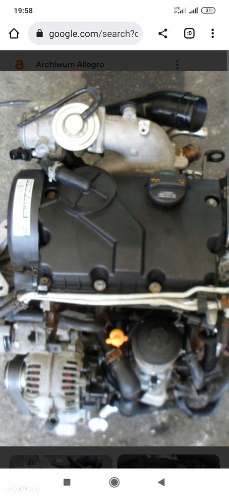 SILNIK KOMPLETNY VW SKODA 1.4TDI AMF - 1