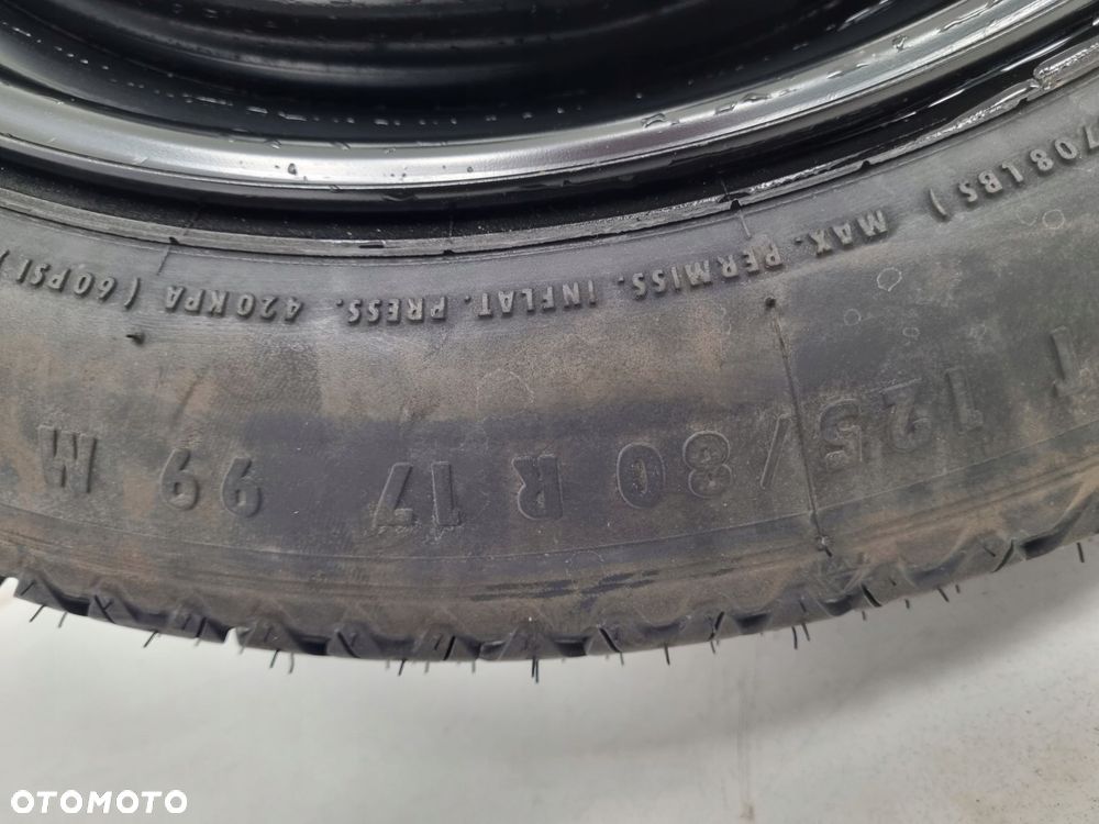 KOŁO DOJAZDOWE 125/80 R17 9209872 5x108 dojazdówka Volvo S60 I V70 II S80 I - 7