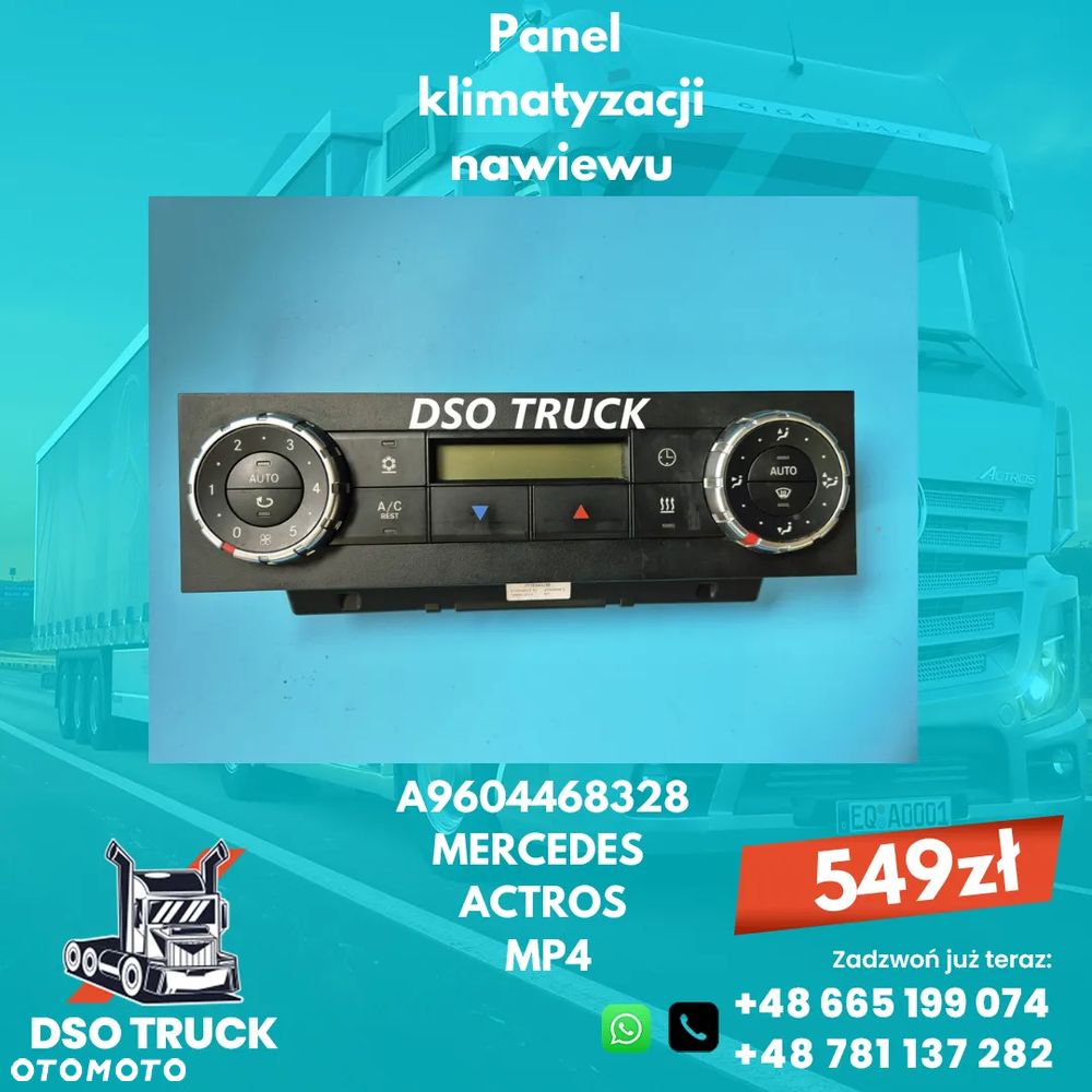 Panel klimatyzacji nawiewu MERCEDES ACTROS MP4 - 2
