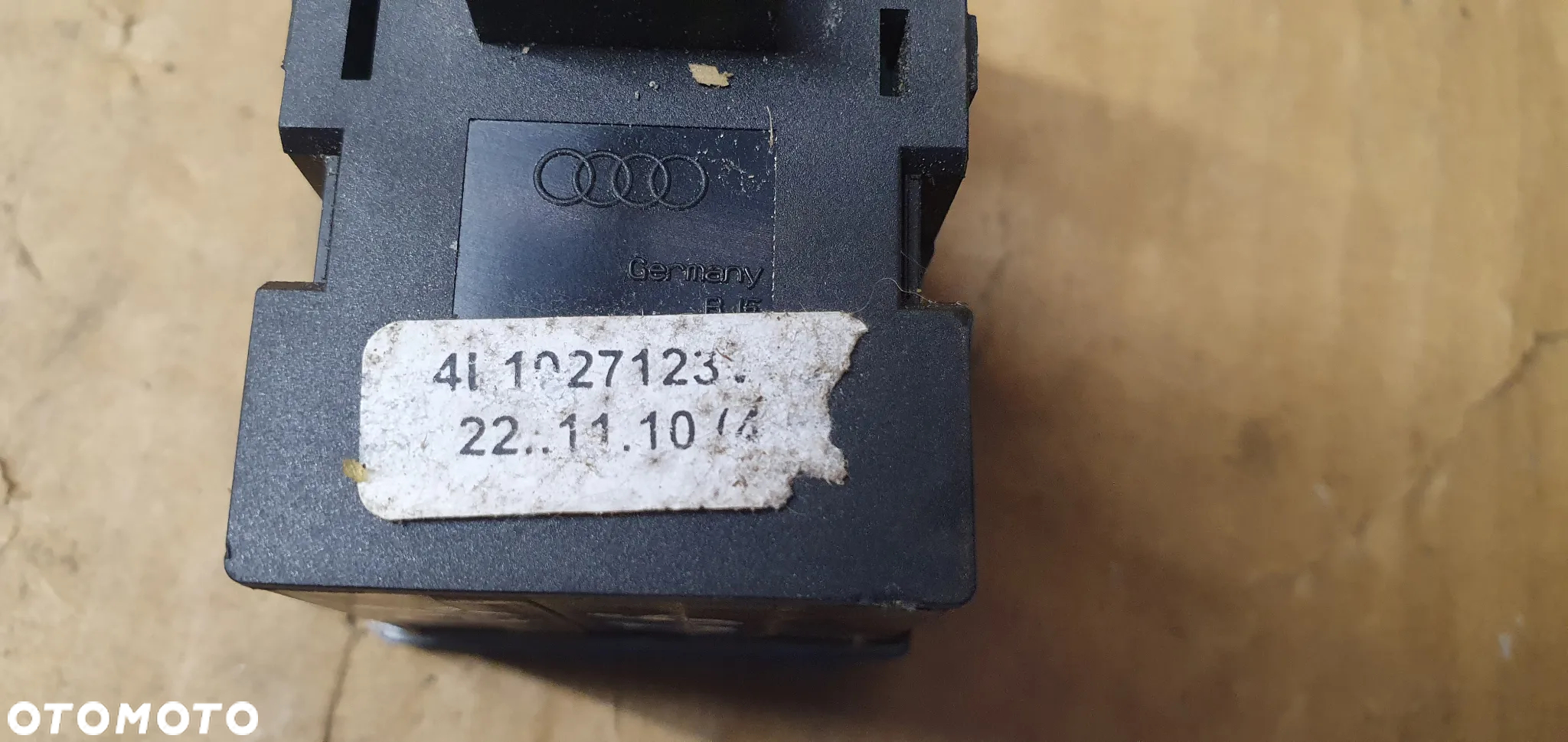 Panel sterowania przełączniki zegarów Audi A6 C6 Q7 4L1927123 - 5