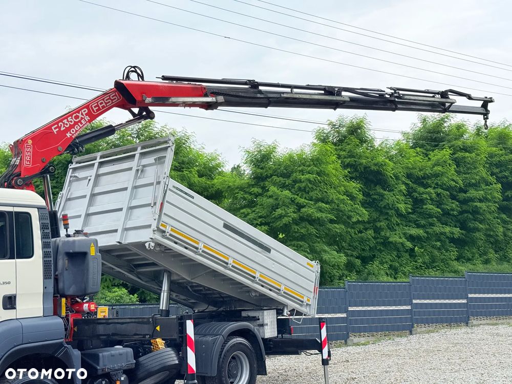MAN * MAN TGA 18-350 * 4x4 * HDS Fassi 235 CXP * Kiper Wywrotka * Sprowadzony* Bardzo Dobry Stan * - 14