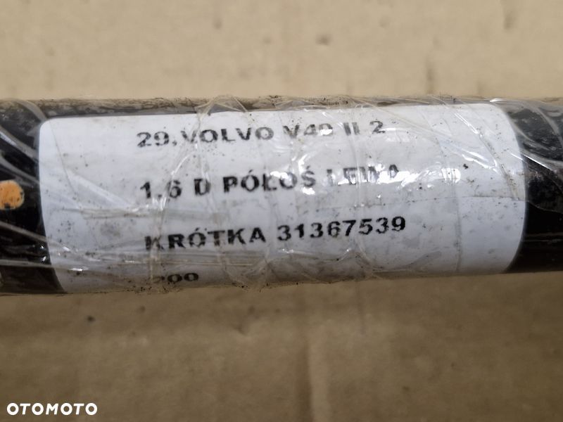 VOLVO V40 II 2 1.6 D PÓŁOŚ LEWA KRÓTKA 31367539 - 5