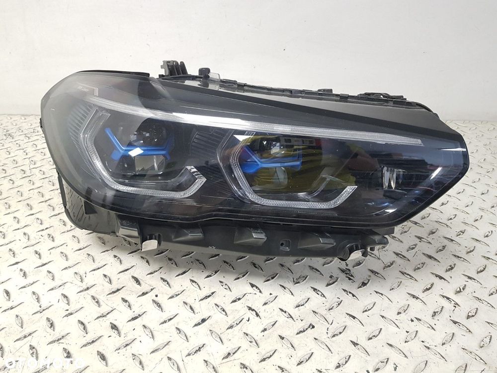 BMW X5 G05 LAMPA PRAWA PRZEDNIA PRZÓD REFLEKTOR LASER SHADOW LINE BLACK 5A55A6 5A55AA6-01 LL - 2