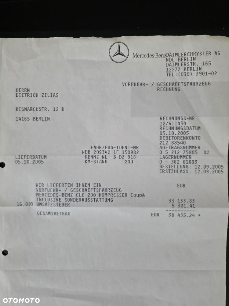 Mercedes-Benz CLK 200 Kompressor Automatik Elegance - 16