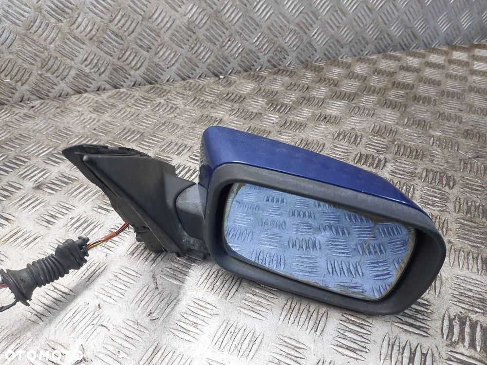 LUSTERKO PRAWE ELEKTRYCZNE BMW E39 364/5 TOPASBLAU METALLIC 8 PIN EU - 3