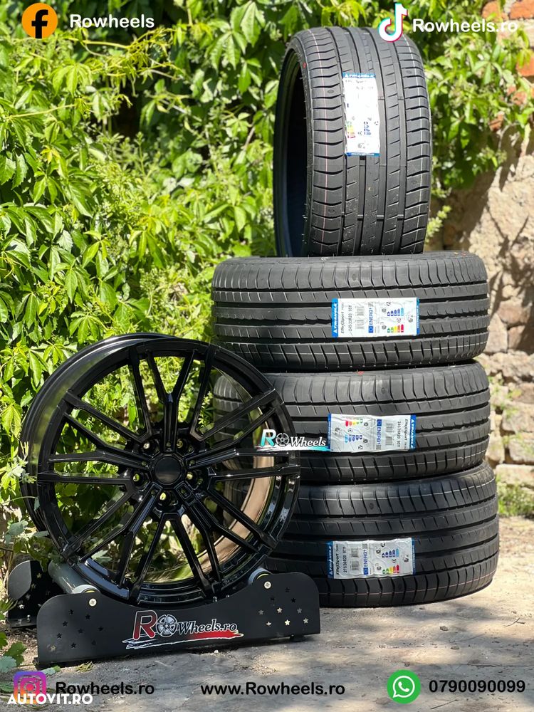 Jante BMW19 R19 BMW F01 F02 F10 F12 F13 E60 E90 F30 F31 E90 E91 Seria 5 seria7 Roti bmw E/F Model M Roti cu anvelope vara sau iarna 245/275 - 1