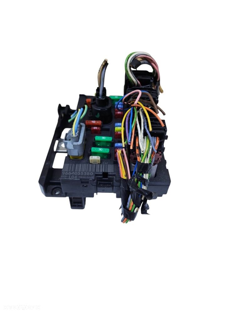 PEUGEOT CITROEN SKRZYNKA BEZPIECZNIKÓW L04 BSM 9664055580  wtyczki