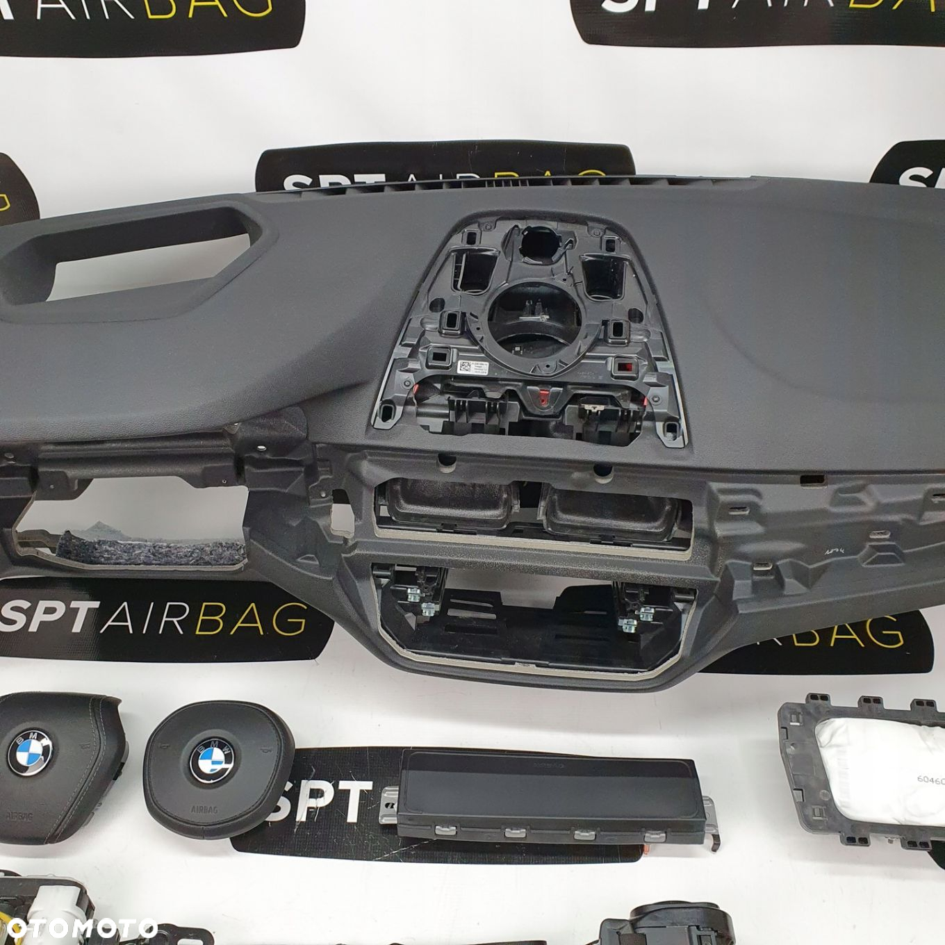 BMW G30 G31 DESKA ROZDZIELCZA KONSOLA KOKPIT PULPIT PODUSZKI AIRBAG AIR BAG PASY KIT SET - 3
