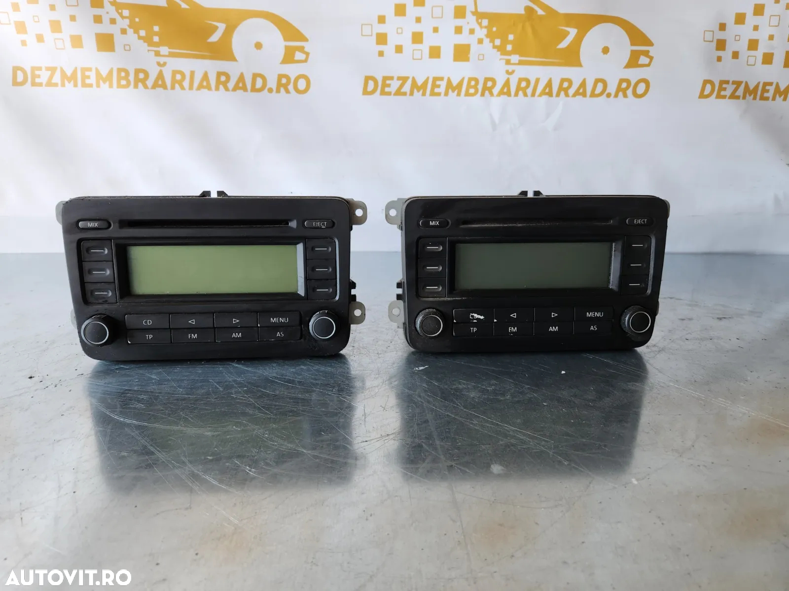 Radio Cd Player Vw Touran Jetta Golf 5 Passat B6 Etc. Cod 1KL - 2