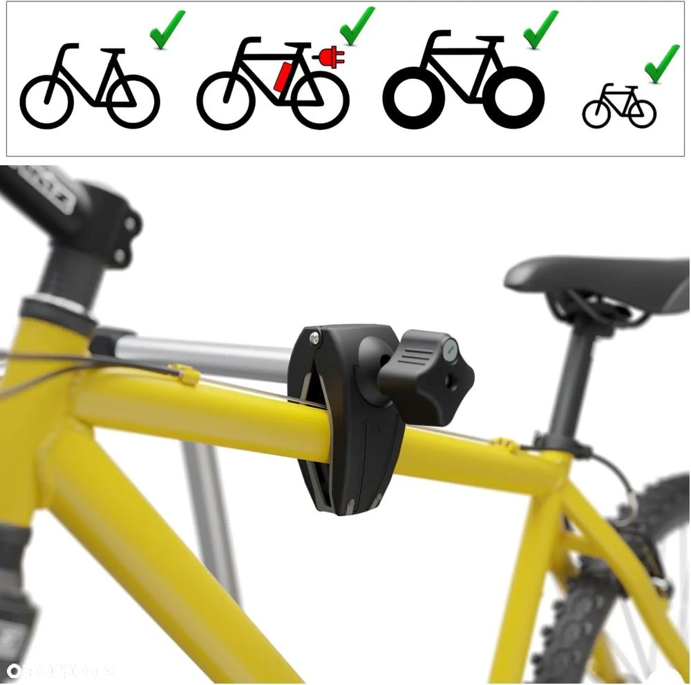 VW CADDY V  Bagażnik rowerowy Menabo SHADOW 2.0 - NA KLAPĘ NA 3 ROWERY DO VW CADDY V 2020- - 5