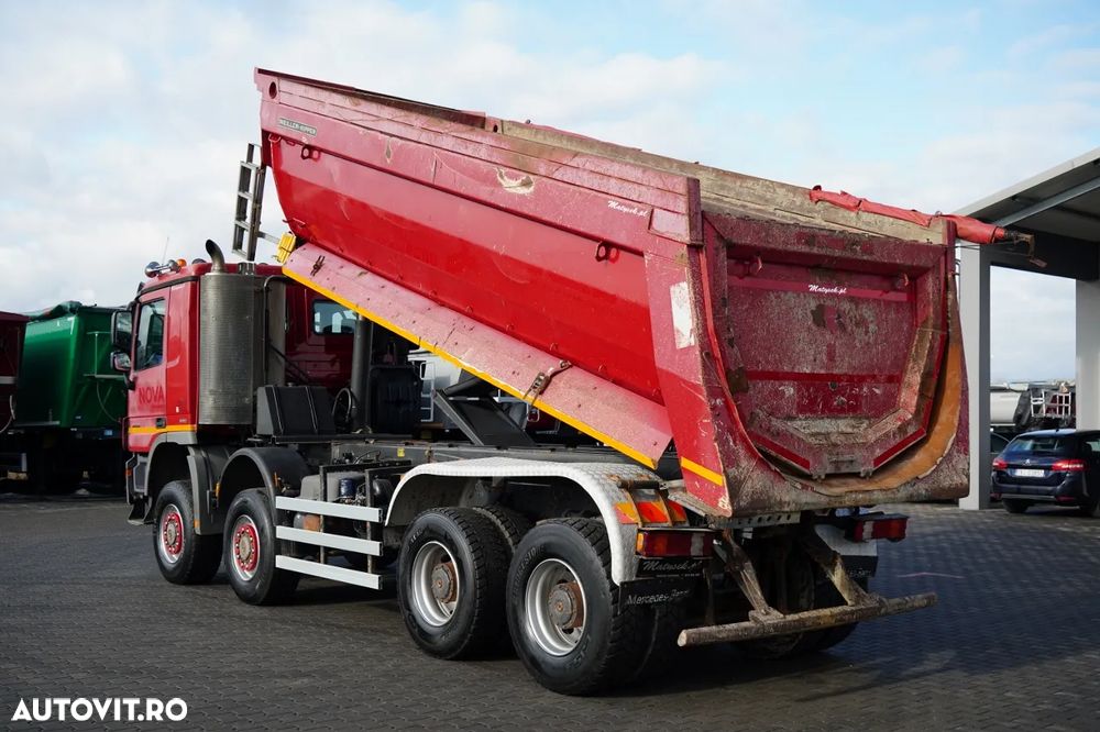 Mercedes-Benz ACTROS 4144 / 8x8 / BASCULATOR SPATE / MEILLER KIPPER / EURO 5 - 4