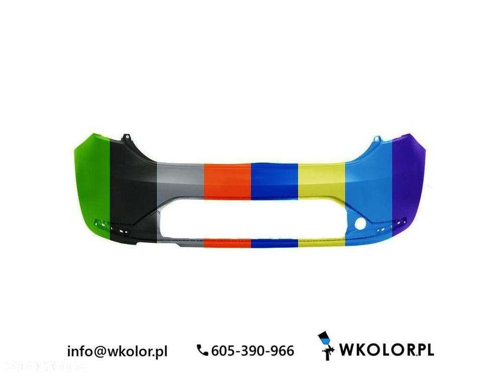 NOWY ZDERZAK SEAT LEON 2014-2020 LAKIEROWANY W KOLOR - 1