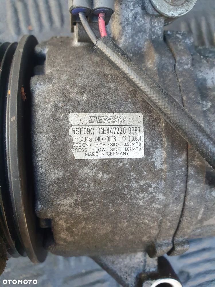 POMPA SPRĘŻARKA KLIMATYZACJI GE447220-9687 MITSUBISHI COLT 6 VI Z30 1.3 16V - 3