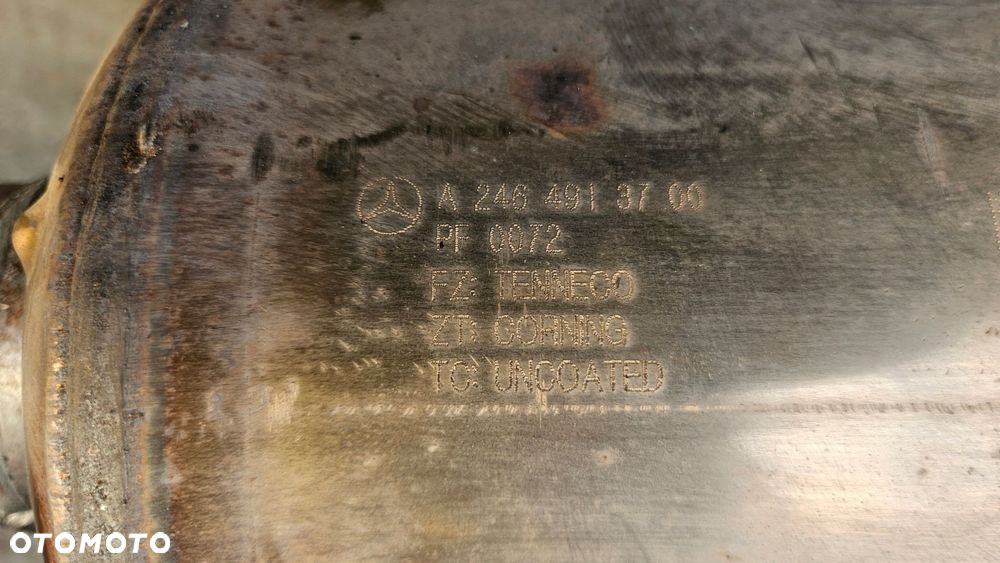 mercedes a w177 2.0 a35 amg tłumik wydech rura niski przebieg - 6