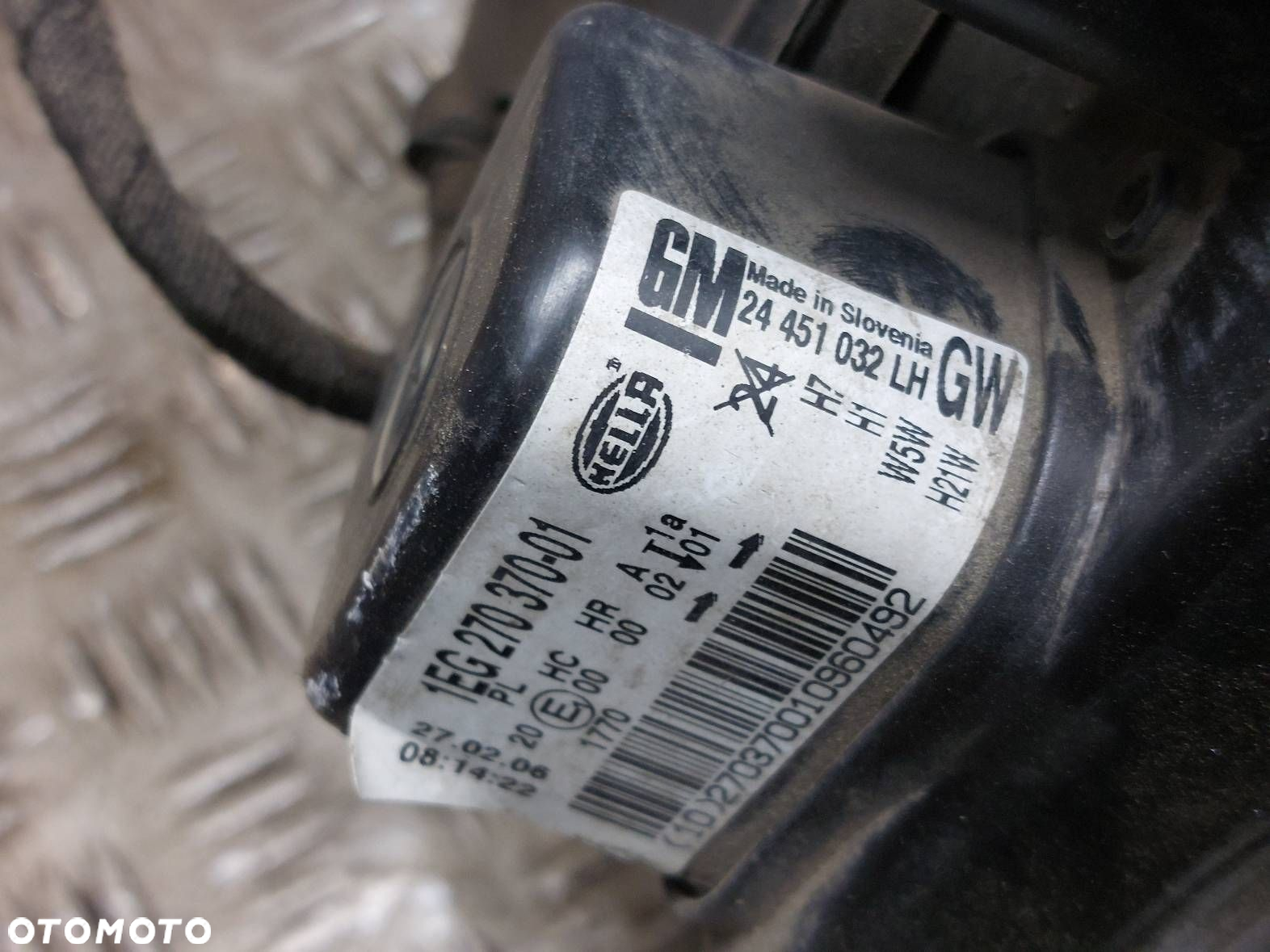 LAMPA LEWY PRZÓD OPEL ASTRA H 24451032 - 6