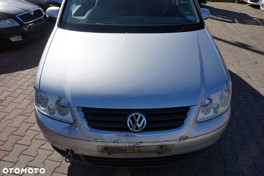 MASKA ZDERZAK BŁOTNIKI LAMPY TOURAN I 1T LA7W  VOLKSWAGEN 2003-2006 SREBRNY PRZÓD KOMPLETNY - 2