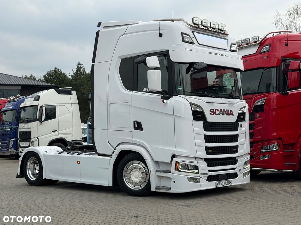 Scania 580S scania z Niemiec v8 mega low deck idealny stan 2021 pełna opcja bez egr - 6