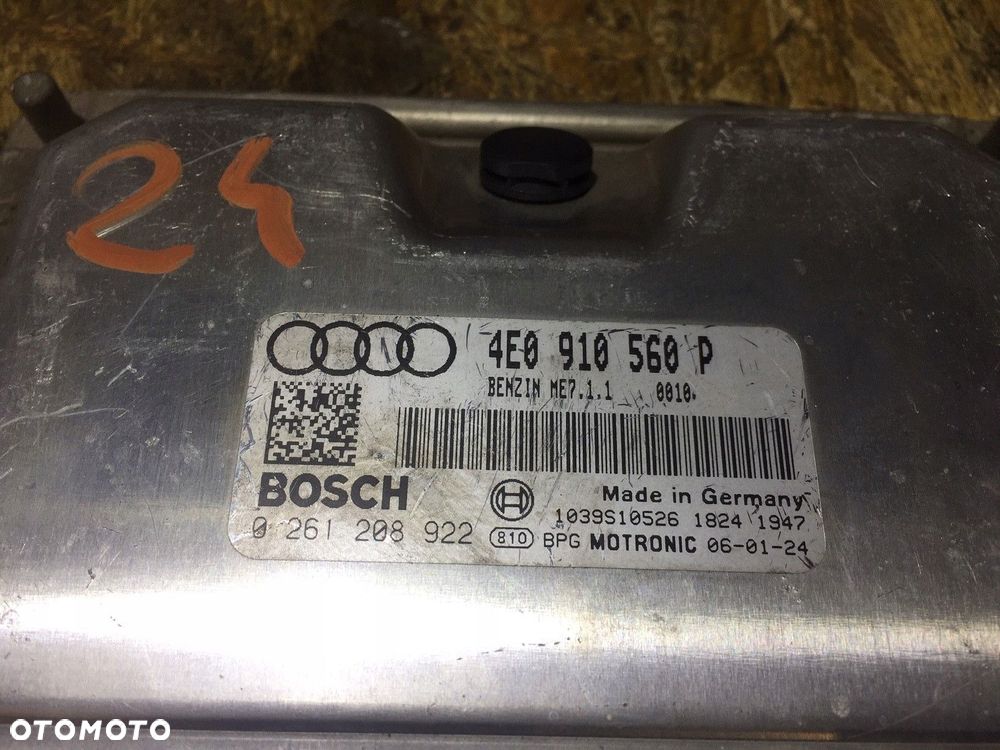 a8 d3 4.2 komputer sterownik silnika 4e0910560p - 2