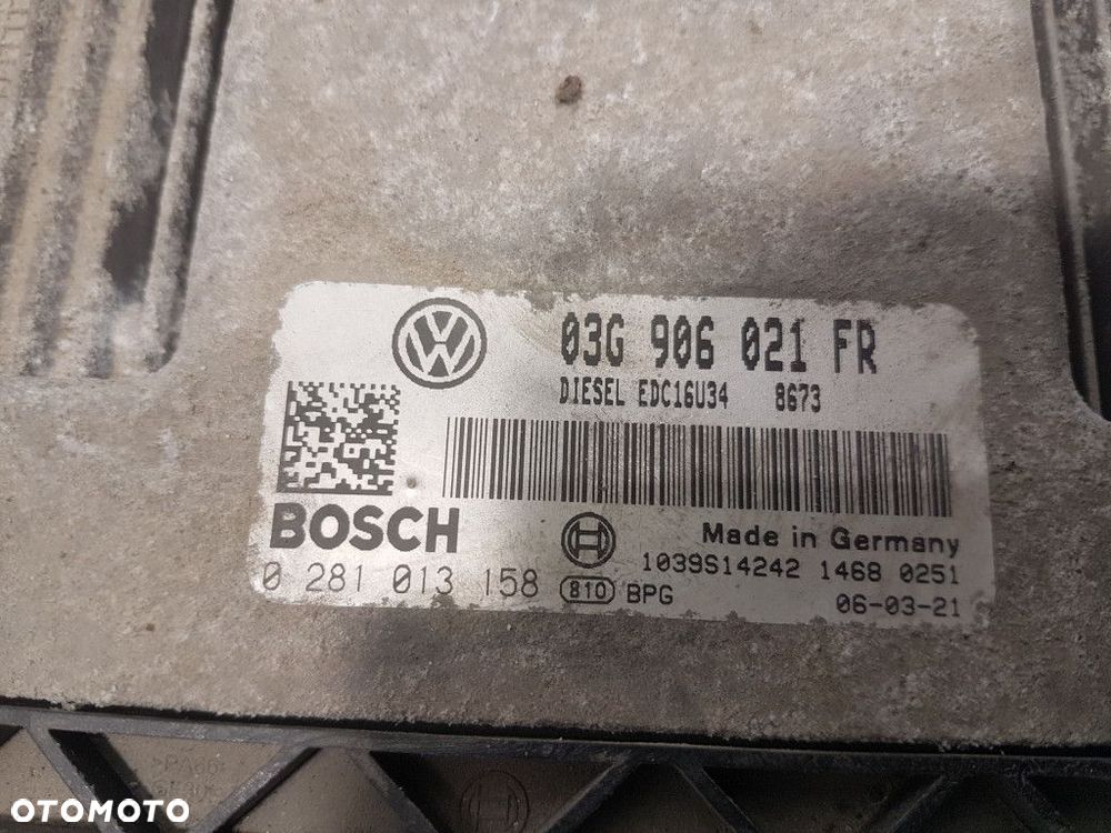 SEAT LEON II 2.0 TDI STEROWNIK SILNIKA 03G906021FR - 2