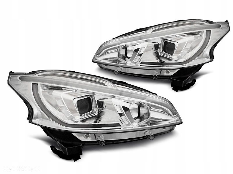 Reflektor Lampa Day line light LED Tube DRL Neon Tuning Peugeot 208 12-15 - 1