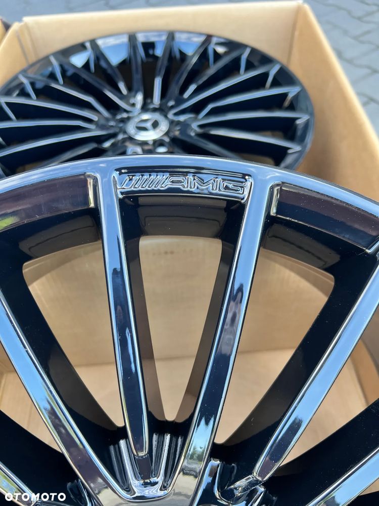 Oryginalne Black Piano W223 S klasa Przód/Tył 21"  AMG - 10