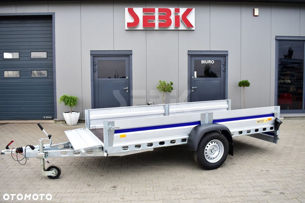 Wiola Mocna przyczepa lekka hamowana SILEZIA KOMFORT MAX 302 x 152 cm. DMC. 750 kg. DOSTAWA!! - 4