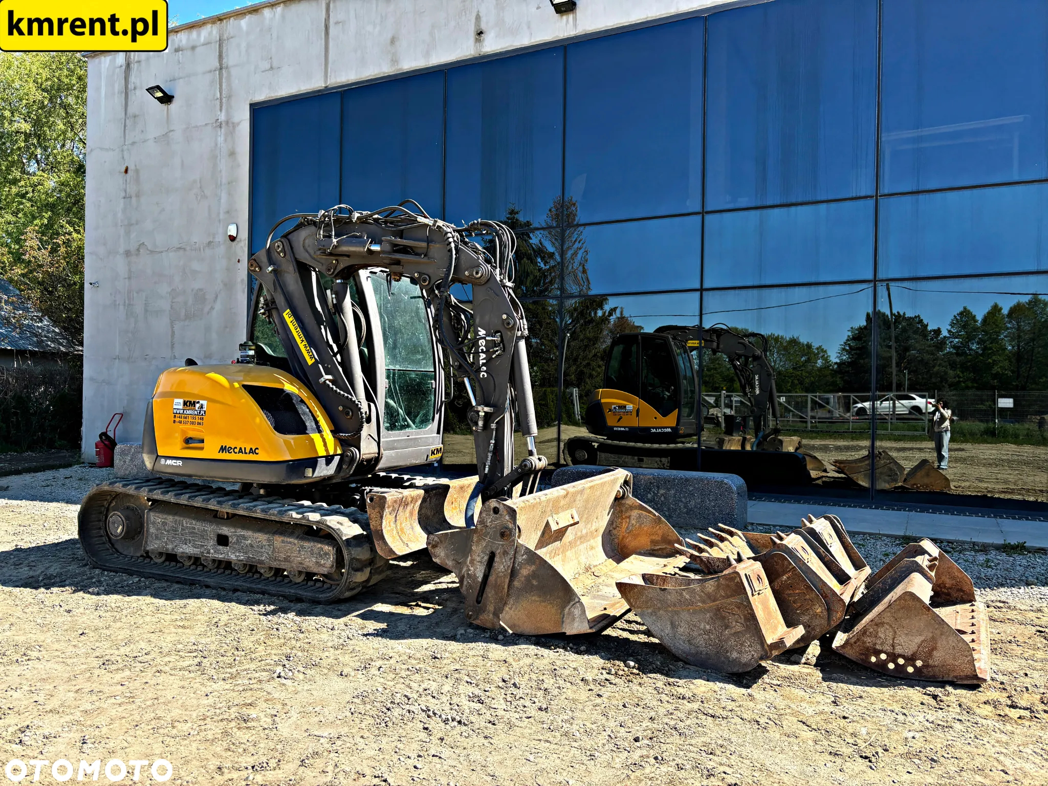 Mecalac 8 MCR MINI-KOPARKA 2016R. | JCB 8055 8080 KUBOTA KX KOMATSU PC88 - 4