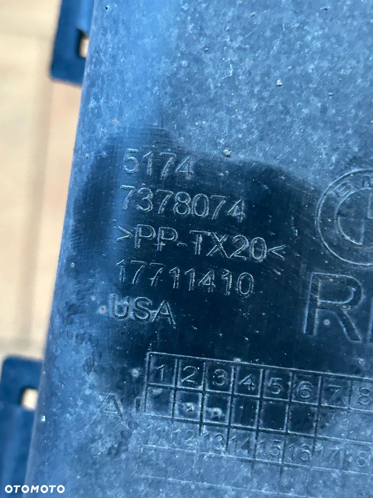 WLOT DOLOT ŁAPACZ POWIETRZA PRAWY BMW X4 F26 7378074 - 2