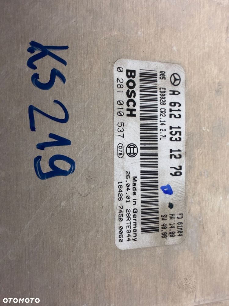 MERCEDES KOMPUTER  STEROWNIK  SILNIKA A6121531279 - 2