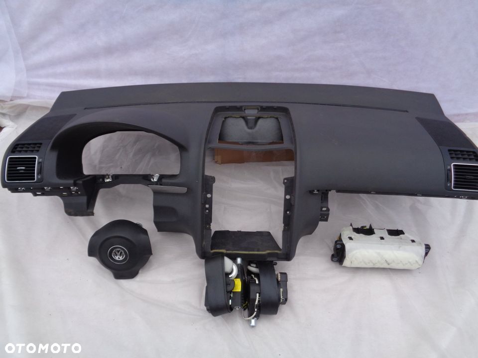 VOLKSWAGEN TOURAN LIFT VW DESKA KOKPIT AIRBAG PASY - 1
