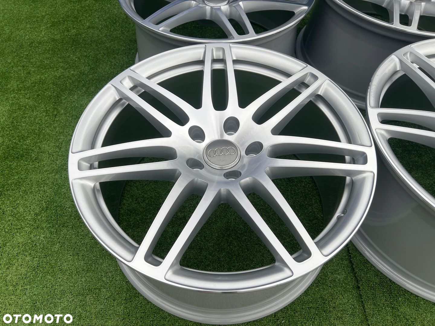 KOMPLET FELG FELGI ALU AUDI 4L0 Q7 S LINE 21 5X130 ET44 ORYGINALNE - 4