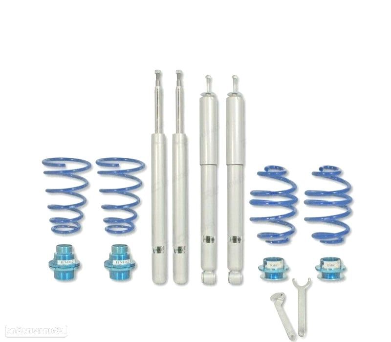 SUSPENSÃO REGULÁVEL COILOVER BLUE LINE BMW E30 SEDÁN COUPÉ - 1