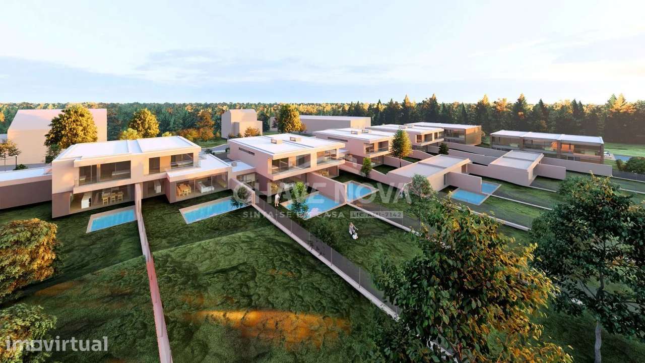 Lote de Terreno p/Moradia Geminada em Valadares - Grande imagem: 2/7
