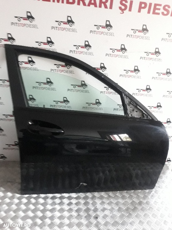 Usa dreapta fata Mercedes C class W204 2007 2008 2009 2010 2011 2012 2013 2014 2015 neagra fara bandou cromat - 2