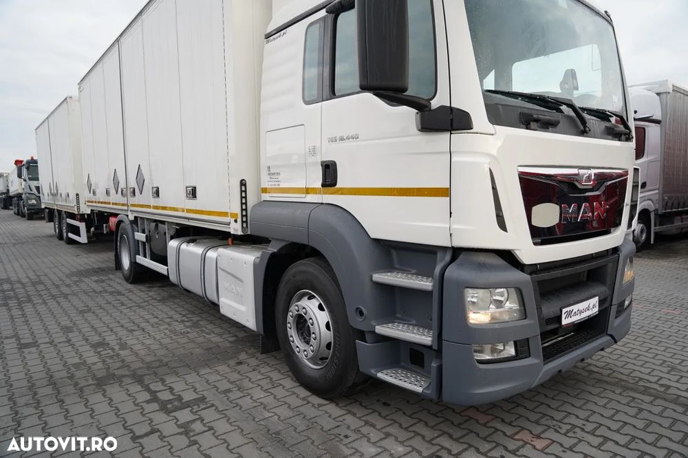 MAN TGS 18.440 / COMBINAȚIE TANDEM / ADR COMPLET / LA OX EXI EXII FL / LATERALĂ DESCHISĂ / PENTRU TRANSPORTUL EXPLOSIVILOR / - - 5