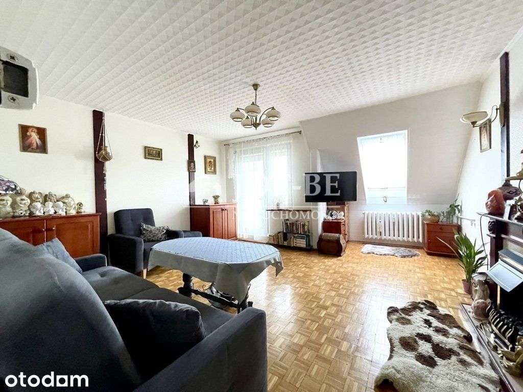 Oporów - 3 pokoje - rozkład - balkon- piwnica