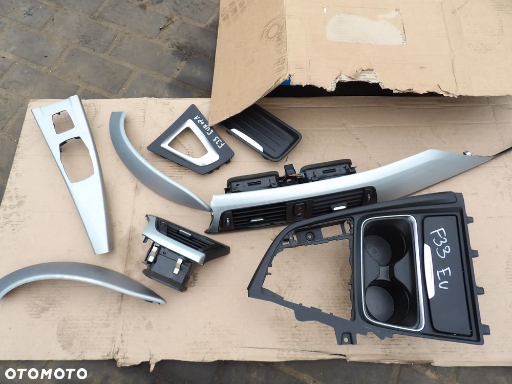 BMW - F33 - LISTWY DEKORACYJNE - DEKORY KOMPLET - KRATKI NAWIEWU - KOMPLET - 9218549  9218552 - 1