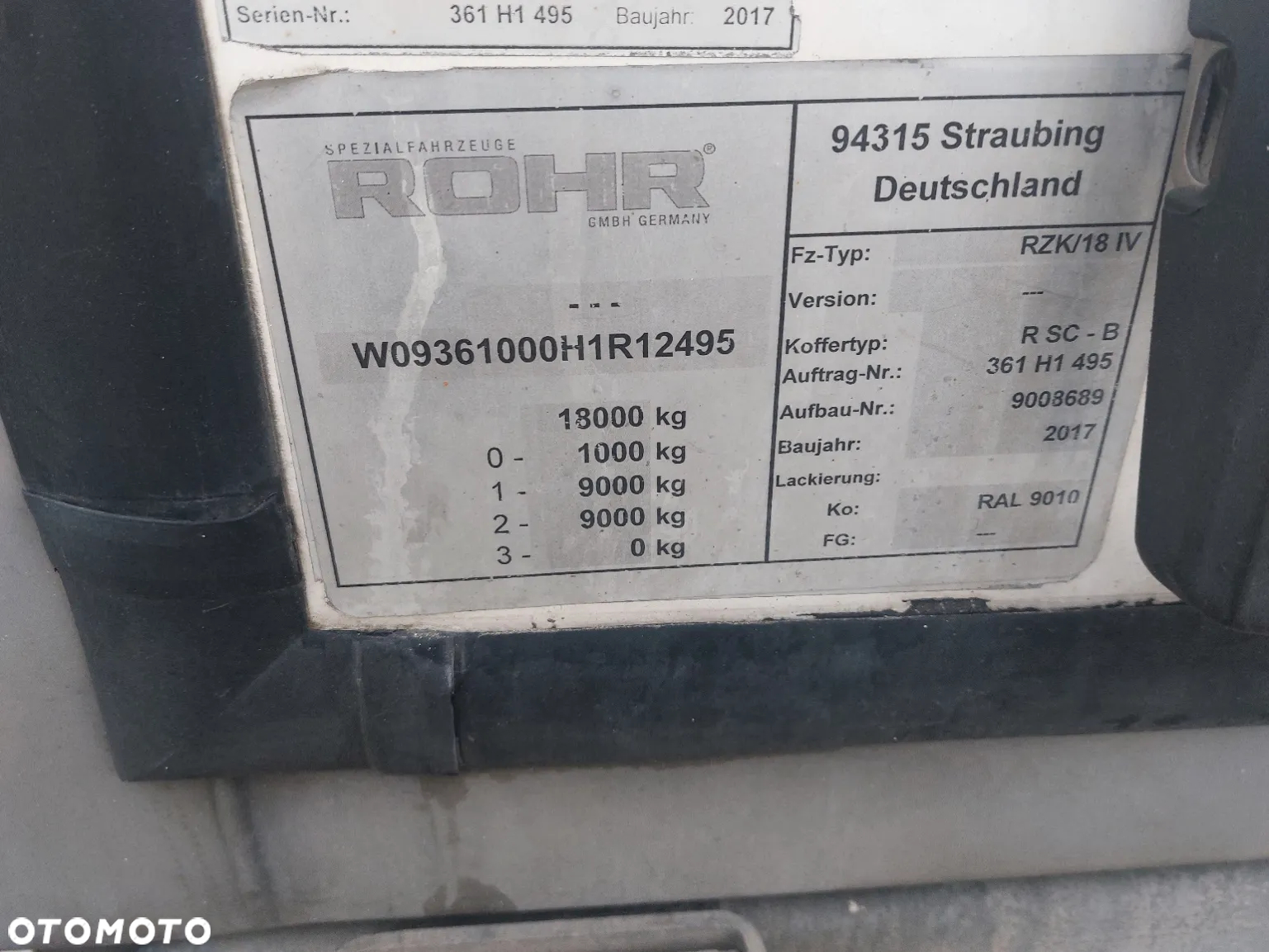 Inny Przyczepa ROHR - 7