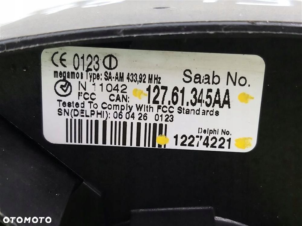 Przełącznik zespolony pająk Saab 93 II 2002-2011 DELPHI 12761345AA 12274221 - 4