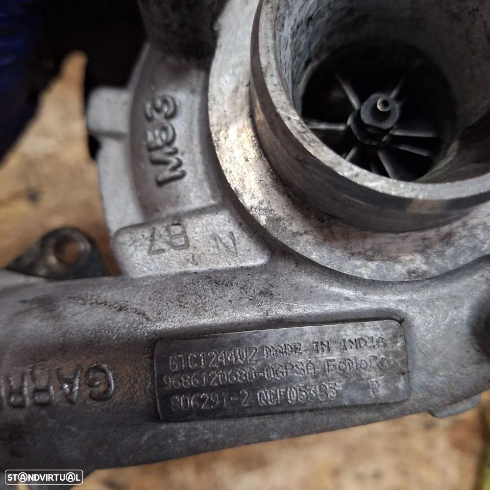 Turbo usado GTC1244VZ - 9686120680 PEUGEOT 308 1.6 HDI 112CV 8V 5008 C4 9H05 - 2