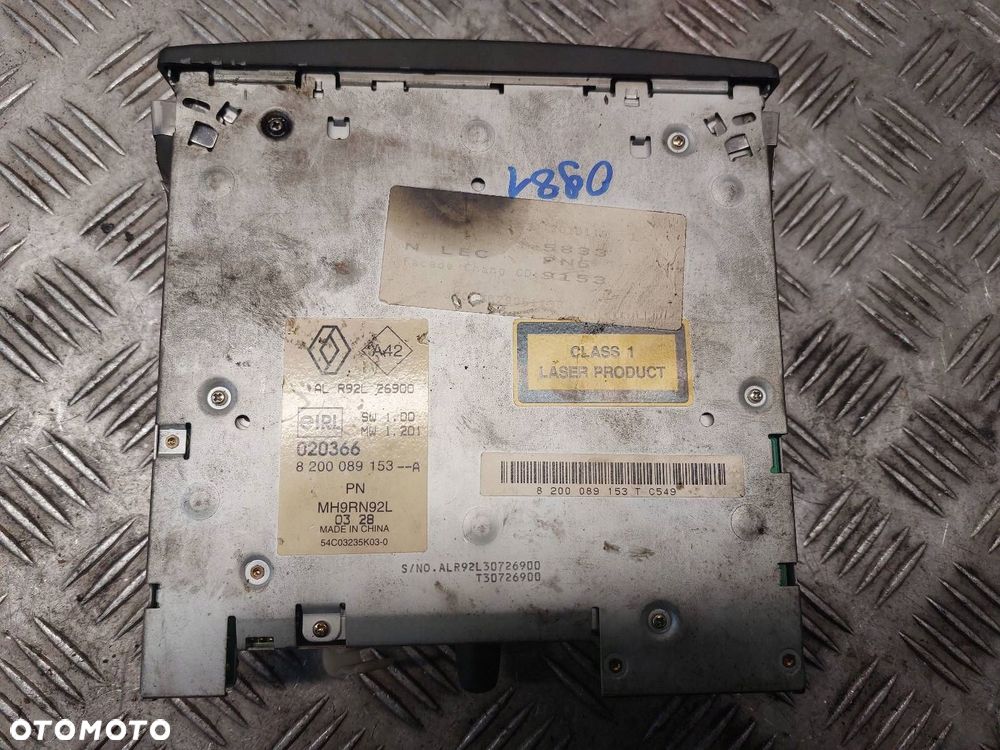 RADIO ODTWARZACZ  RENAULT ESPACE IV 8200089153A - 3