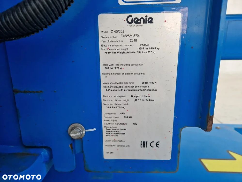 Genie GENIE Z45/25J ROK 2018 P494 - 12