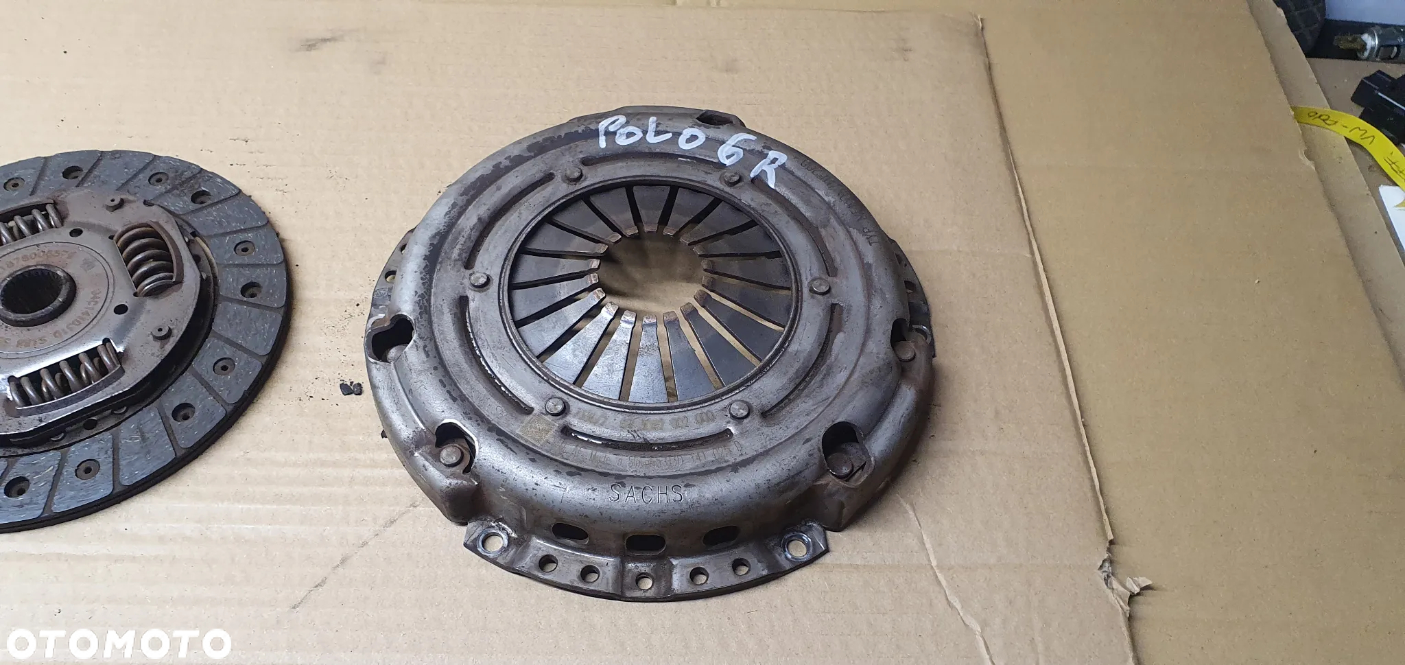 Sprzęgło koło tarcza docisk SACHS VW Polo V 6R 1.0 04C105269B 04C141031D - 5