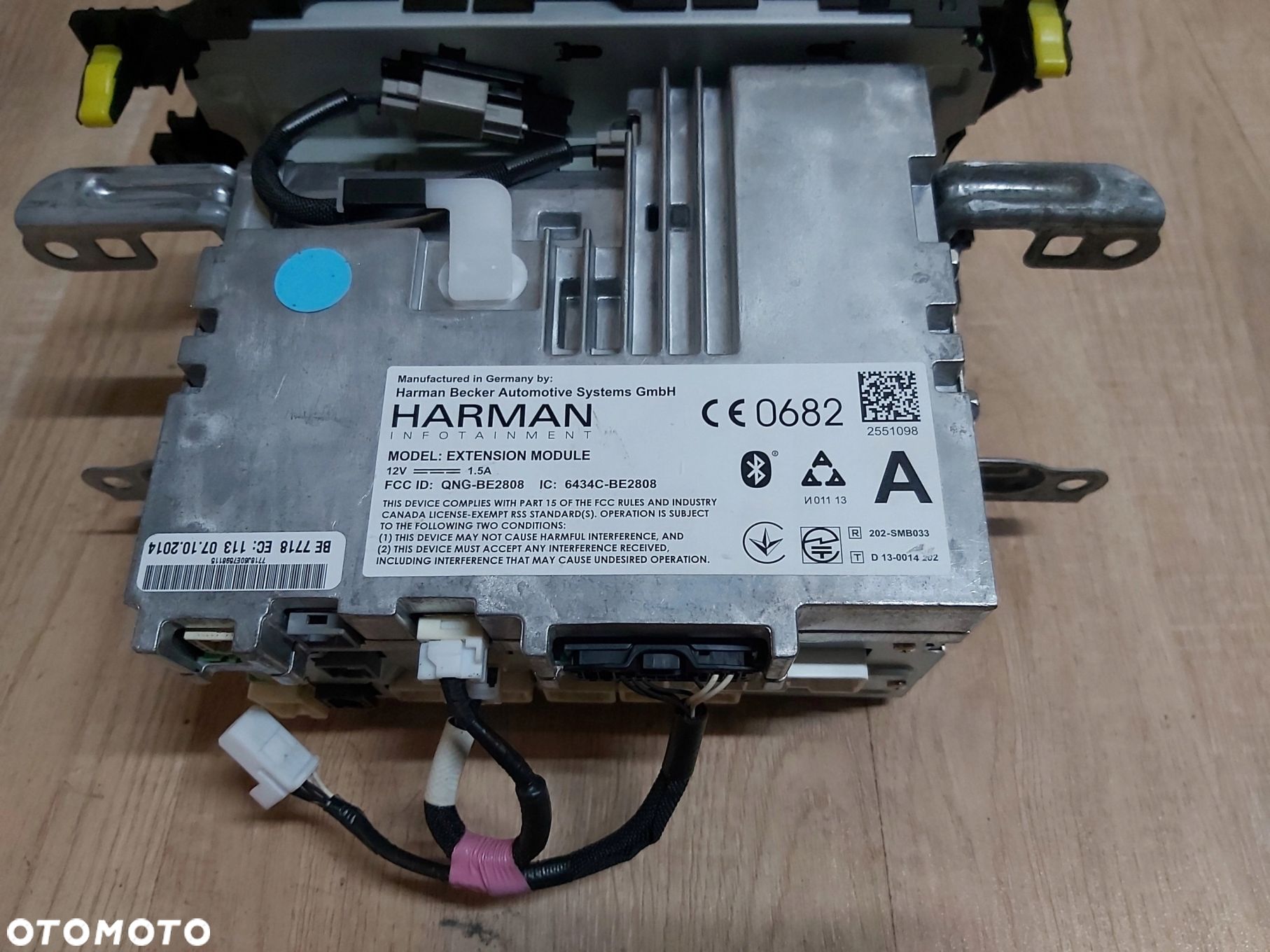 Toyota Yaris III Radio nawigacja GPS moduł nawigacji Harman 6434C-BE2808 - 2