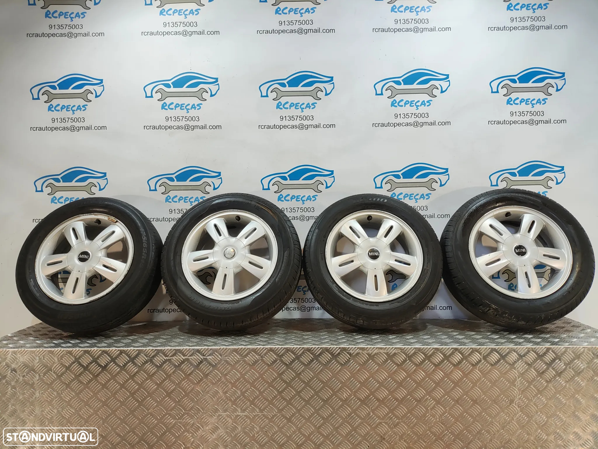 - Conjunto Jantes 15 Mini 5,5J ET45 4X100 6763295 - 7