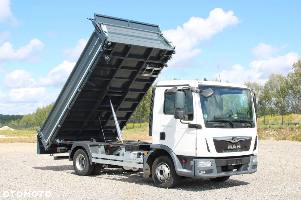 MAN TGL 12.220 12.250 Nowy 3-stronny WYWROT Kiper Wywrotka Manual Klima Blokada mostu TGM Atego Eurocargo Midlum - 5
