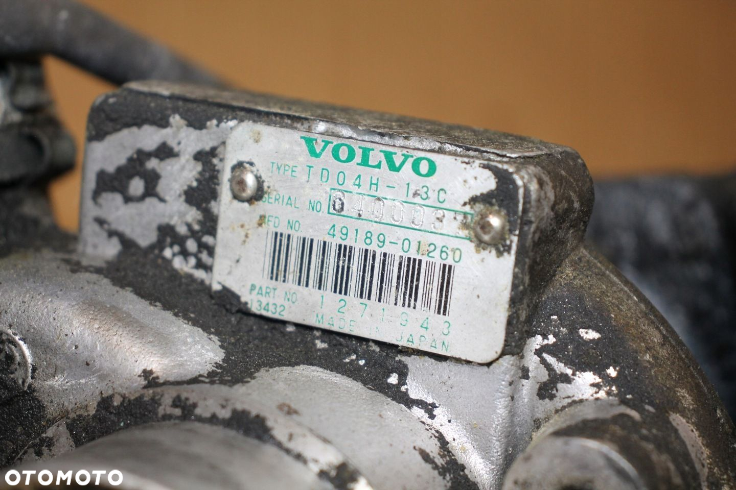 VOLVO 940 2.3T TURBOSPRĘŻARKA TURBINA TD04H 13C, 1271943 - 3