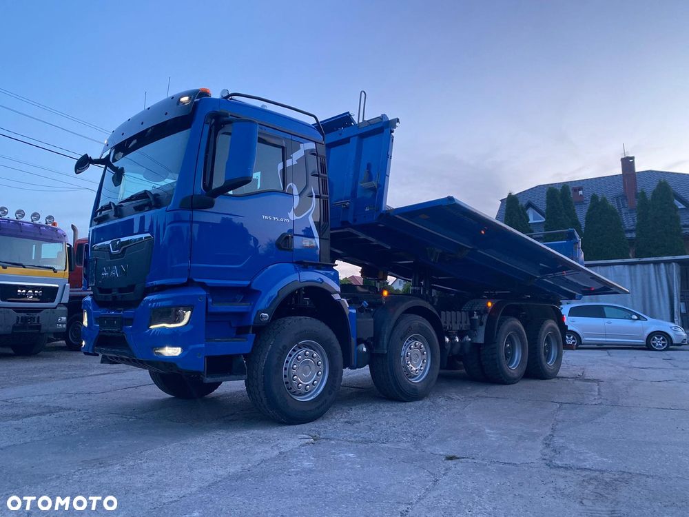MAN TGS 35.470 8x4 Meiller Kipper + Bordmatik / Retarder / Jak Nowy - 4